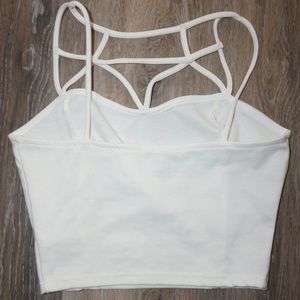 Tops - White Crop Top Tops - White Crop Top